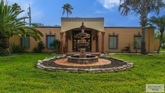 171 Line 17 Rd, San Benito, TX 78586 - view of front of property featuring a front yard
