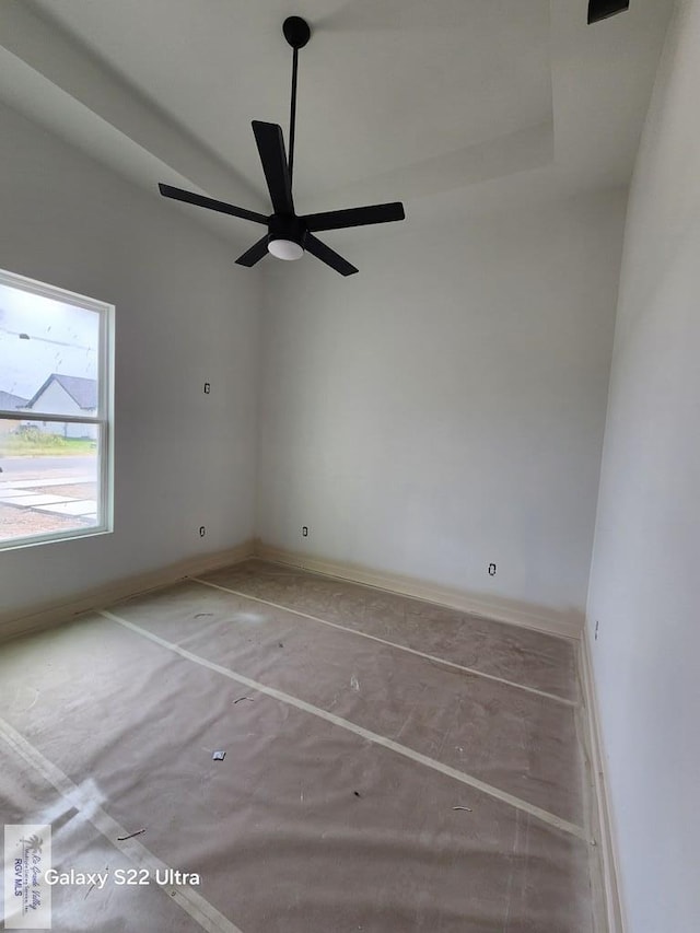 9848 Heights N, Harlingen, TX 78552 - unfurnished room featuring baseboards and ceiling fan