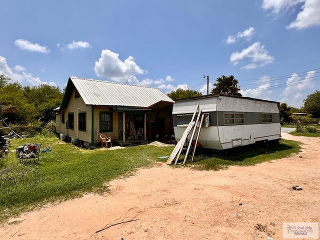 view of rear view of property