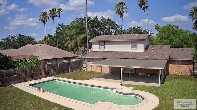 1725 Peach Tree Ct, Harlingen, TX 78550 - view of swimming pool with a patio