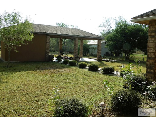 view of yard