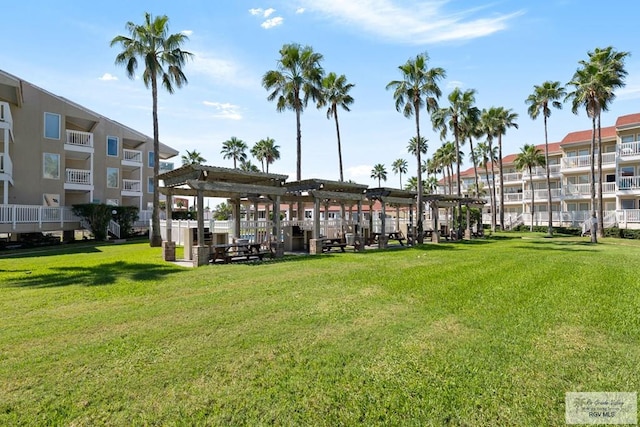 200 Padre Blvd Unit 1206, South Padre Island, TX 78597 - view of community featuring a lawn