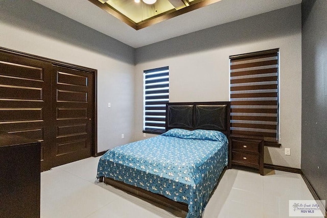 2540 Los Portales Dr, Brownsville, TX 78526 - tiled bedroom with baseboards