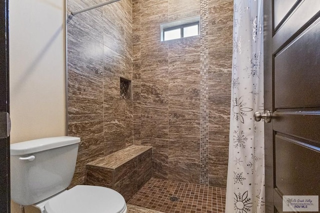 2540 Los Portales Dr, Brownsville, TX 78526 - full bath featuring tiled shower and toilet