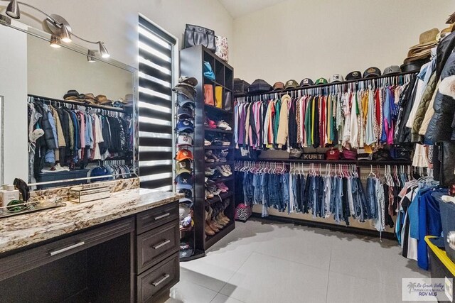 2540 Los Portales Dr, Brownsville, TX 78526 - spacious closet with tile patterned floors