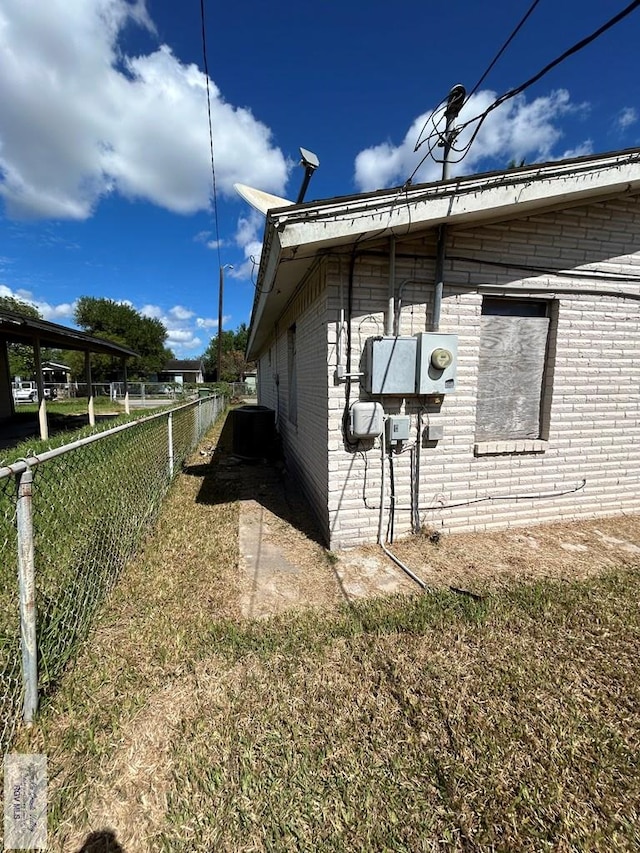 view of side of property