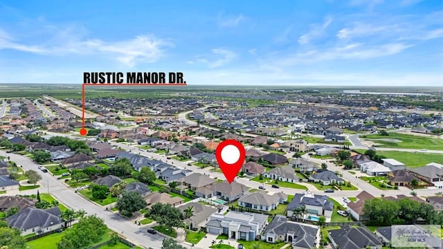 5483 Lovers Ln, Brownsville, TX 78526 - aerial view of property's location with nearby suburban area