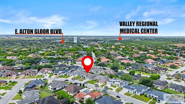 5483 Lovers Ln, Brownsville, TX 78526 - aerial view of property's location