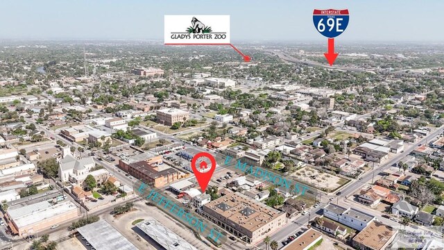 1323 E Jefferson St, Brownsville, TX 78520 - bird's eye view