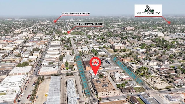 1323 E Jefferson St, Brownsville, TX 78520 - aerial view of property's location