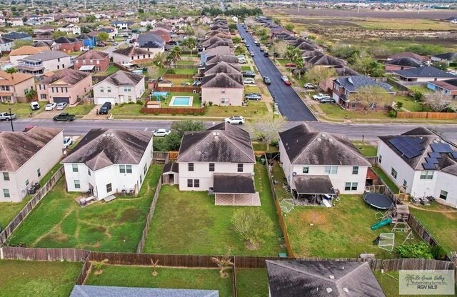 1072 Vamonos Dr, Brownsville, TX 78526 - aerial perspective of suburban area