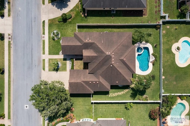 5713 Spicewood, Harlingen, TX 78552 - aerial view of property's location with a pool