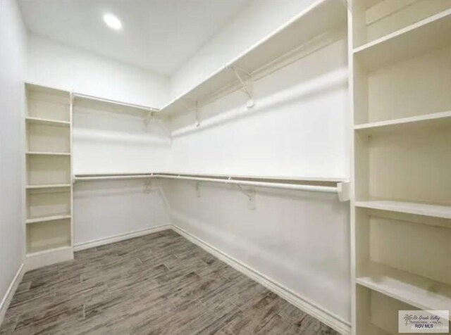 17134 Mandarin Ave, Harlingen, TX 78552 - walk in closet with wood finished floors