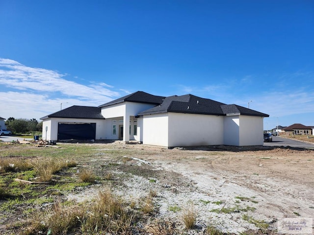 view of home's exterior featuring a garage