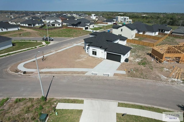 birds eye view of property featuring a residential view