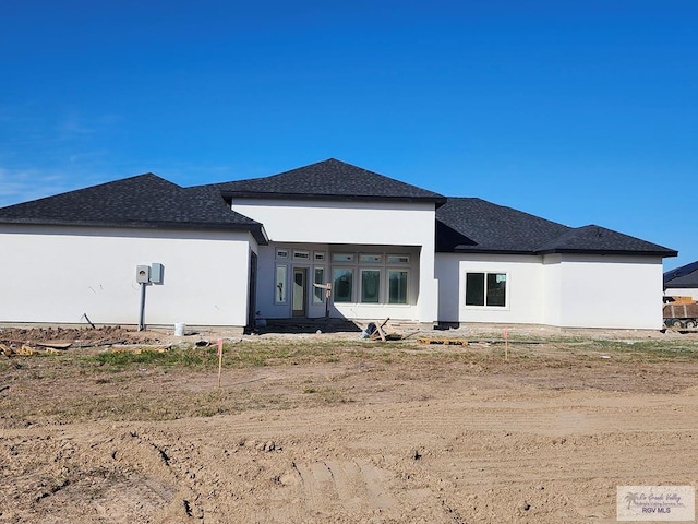 view of rear view of property