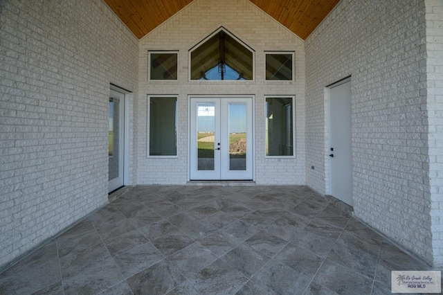 view of patio / terrace with french doors