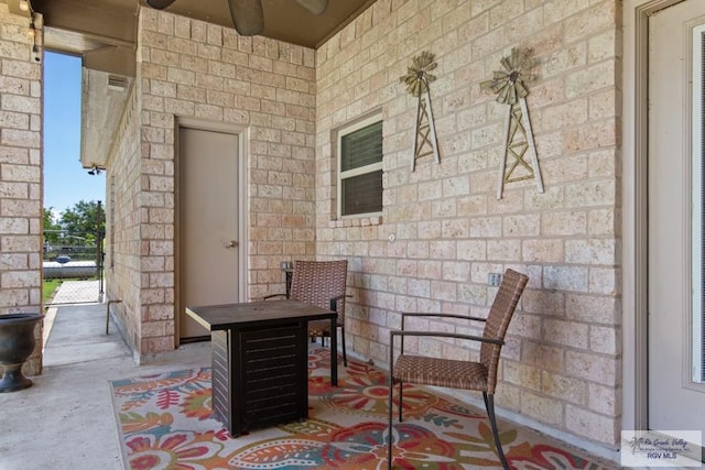 34164 Quail Dr, San Benito, TX 78586 - view of patio / terrace with a gate