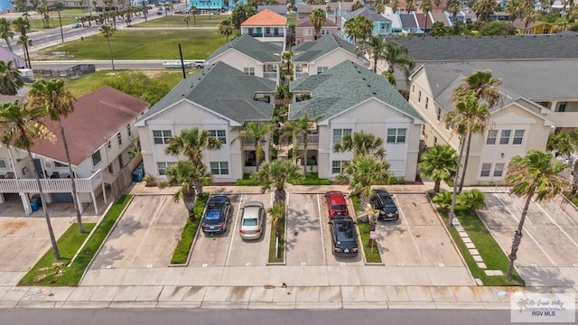 106 Atol St Unit 7, South Padre Island, TX 78597 - aerial perspective of suburban area