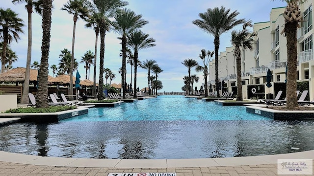 view of swimming pool