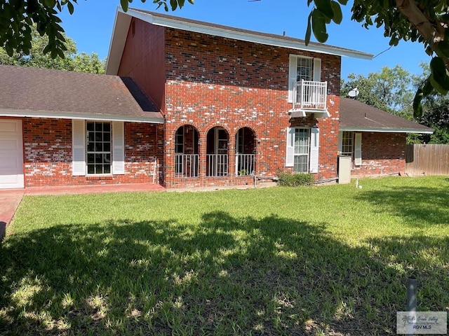 200 E Resaca Dr, Los Fresnos, TX 78566 - back of house with brick siding