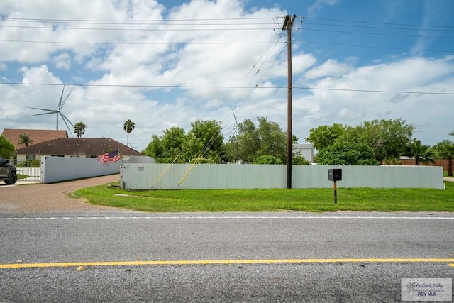 view of road