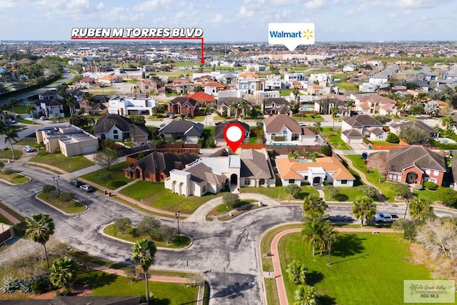 2360 Deer Run Cir, Brownsville, TX 78521 - aerial view of property's location featuring nearby suburban area