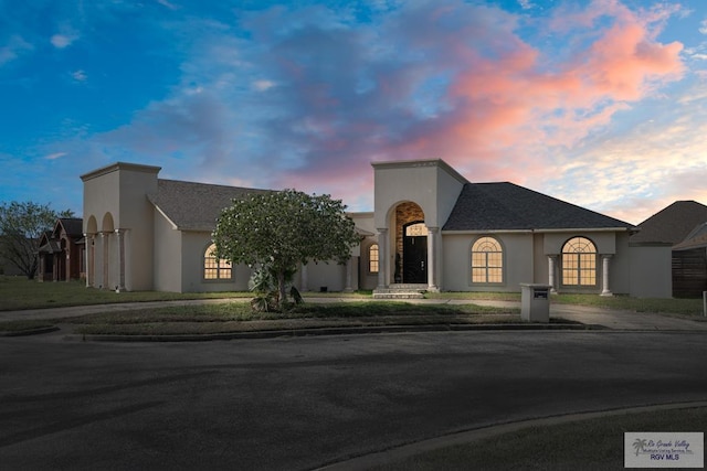 2360 Deer Run Cir, Brownsville, TX 78521 - mediterranean / spanish home featuring stucco siding