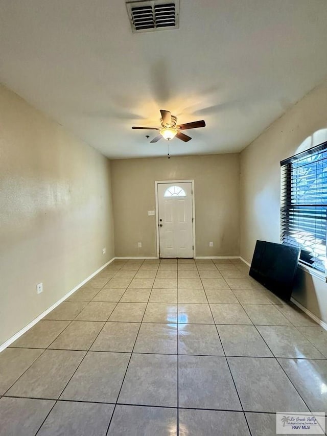 327 Couch Rd, Olmito, TX 78575 - foyer featuring light tile patterned floors and ceiling fan