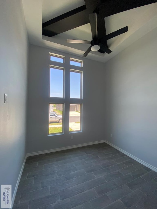 1271 Bridle Way, San Benito, TX 78586 - unfurnished room featuring ceiling fan and baseboards
