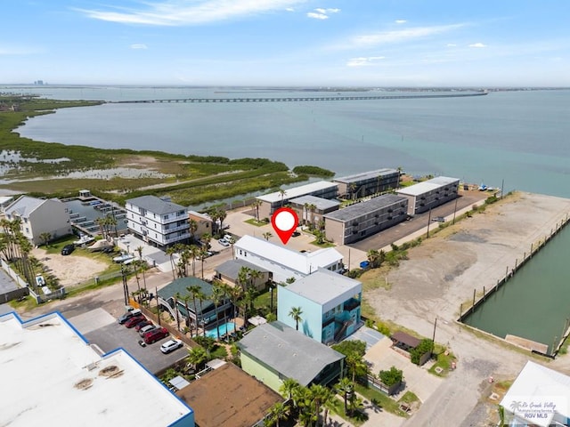 112 W Sunny Isle Dr, South Padre Island, TX 78597 - bird's eye view of a large body of water