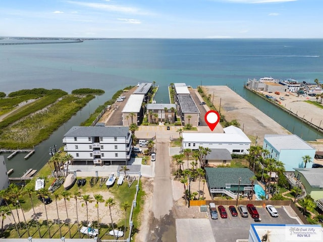 112 W Sunny Isle Dr, South Padre Island, TX 78597 - drone / aerial view of a large body of water