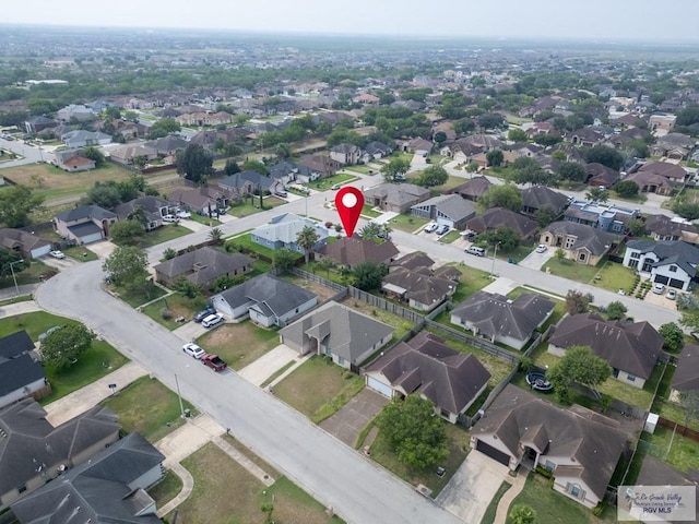 drone / aerial view featuring a residential view