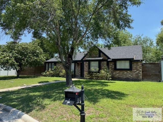1875 Sancho Panza Cir, Brownsville, TX 78521 - view of front of house with brick siding