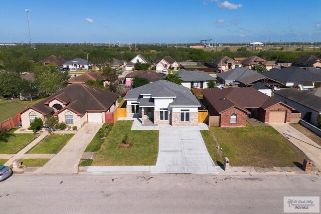 6121 Guadalupe River St, Brownsville, TX 78521 - aerial view of residential area