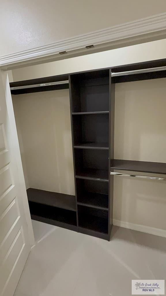 view of closet