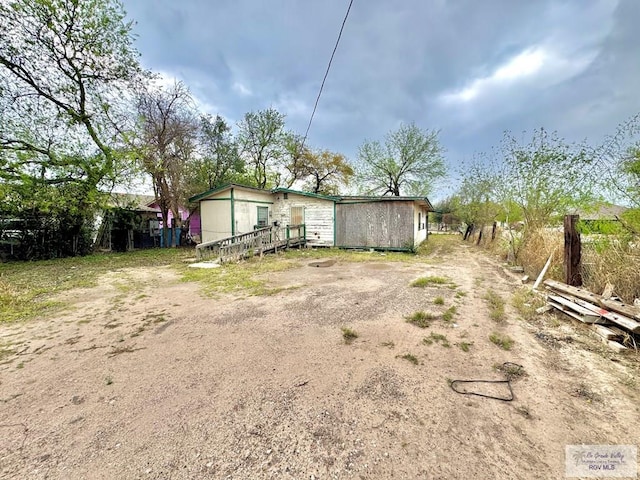 view of back of property