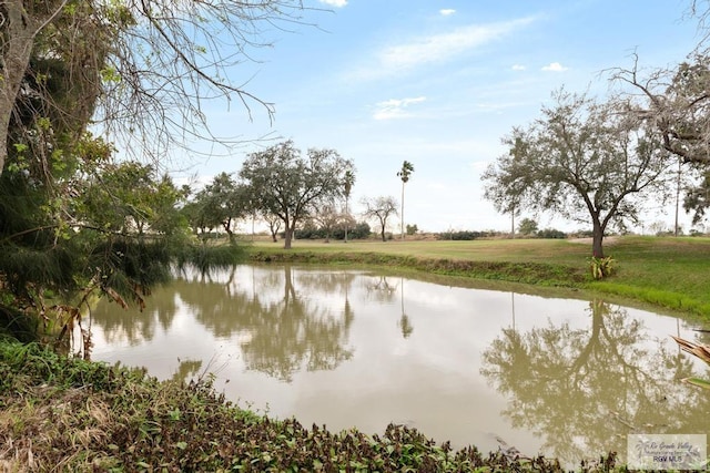 view of water feature