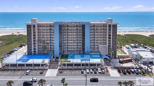 3000 Gulf Blvd, South Padre Island, TX 78597 - bird's eye view of expansive beach and apartment complex / building