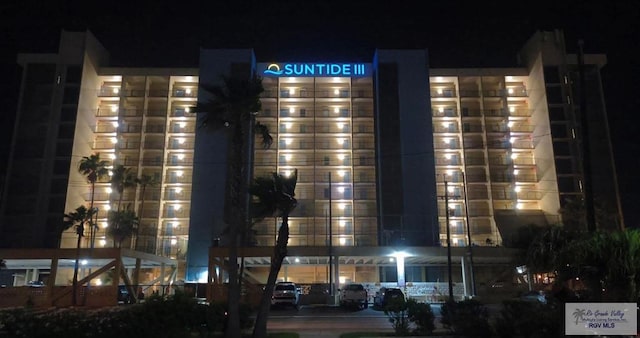 3000 Gulf Blvd, South Padre Island, TX 78597 - view of property at twilight