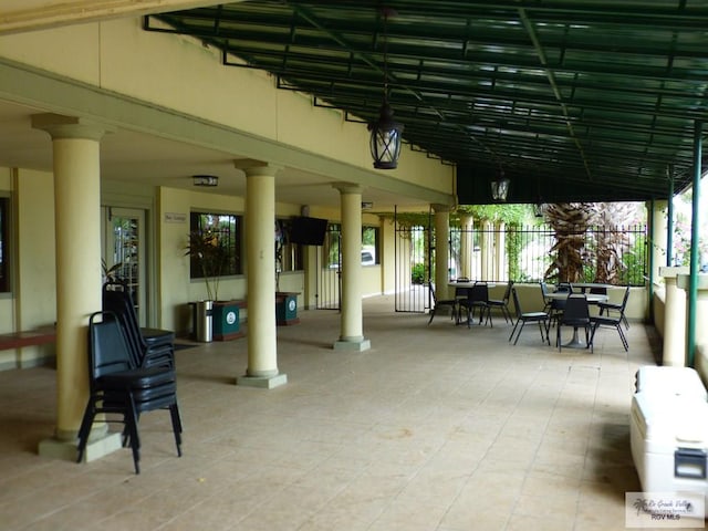 3319 Country Club Dr, Edinburg, TX 78542 - view of patio / terrace with outdoor dining space