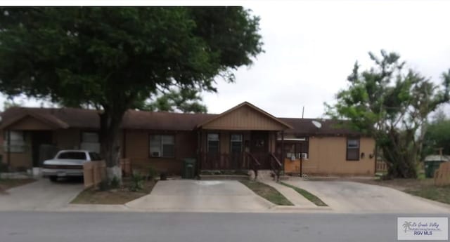 view of ranch-style home