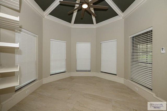 1101 Chico Cir, Harlingen, TX 78552 - unfurnished room featuring baseboards and ceiling fan