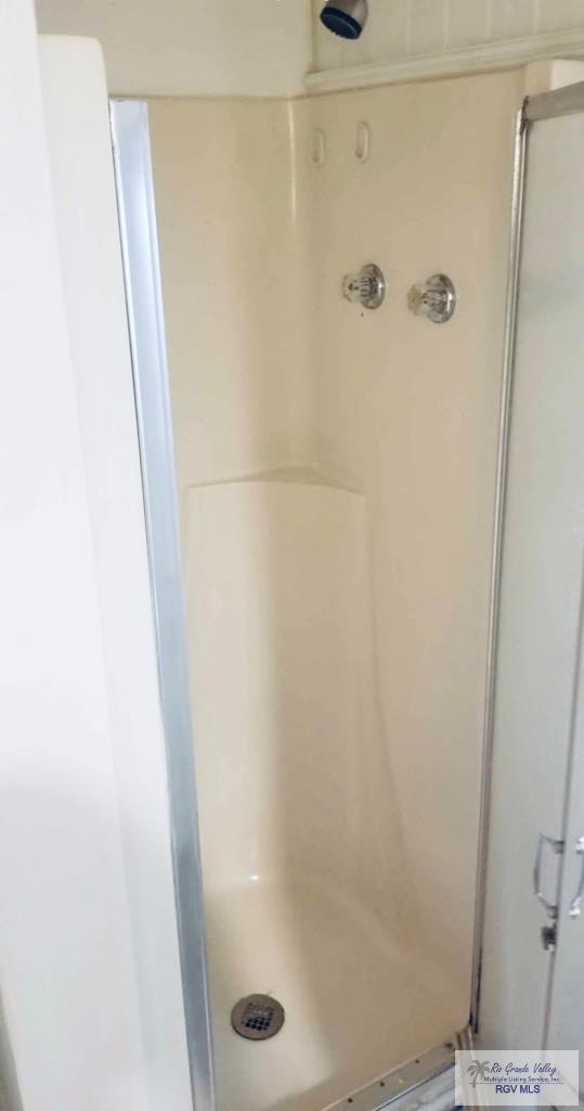 bathroom with a shower