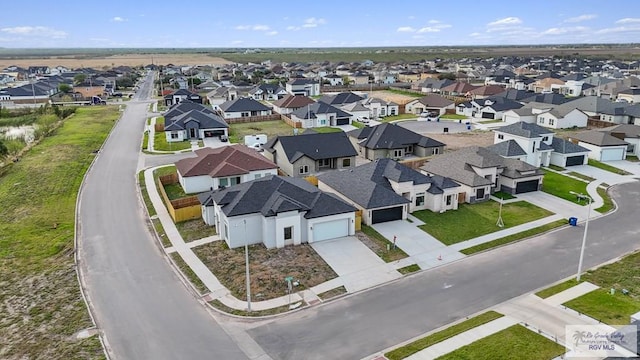 birds eye view of property featuring a residential view