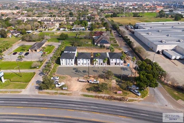 drone / aerial view featuring a residential view