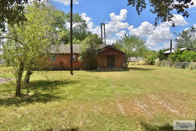 view of yard