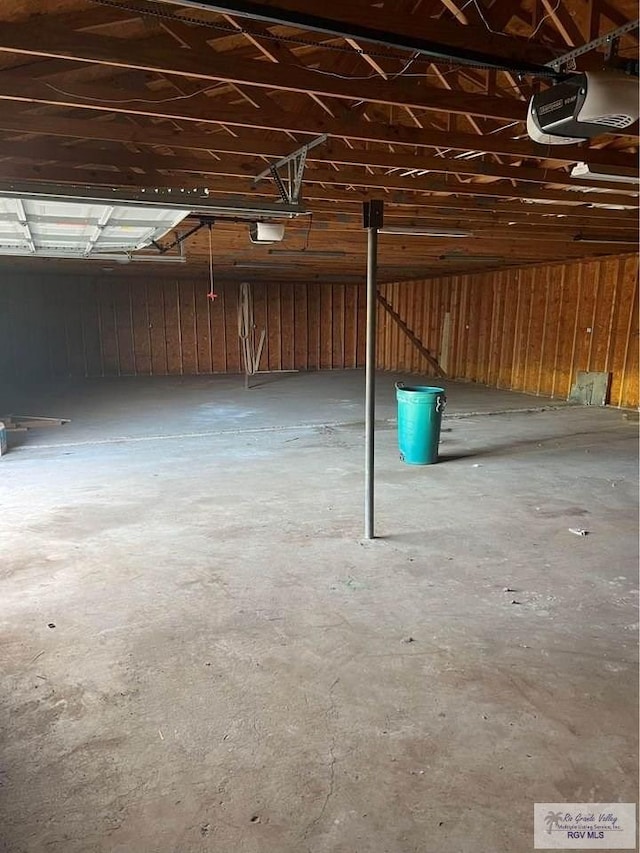 2605 Wilson Rd, Harlingen, TX 78552 - basement featuring a garage