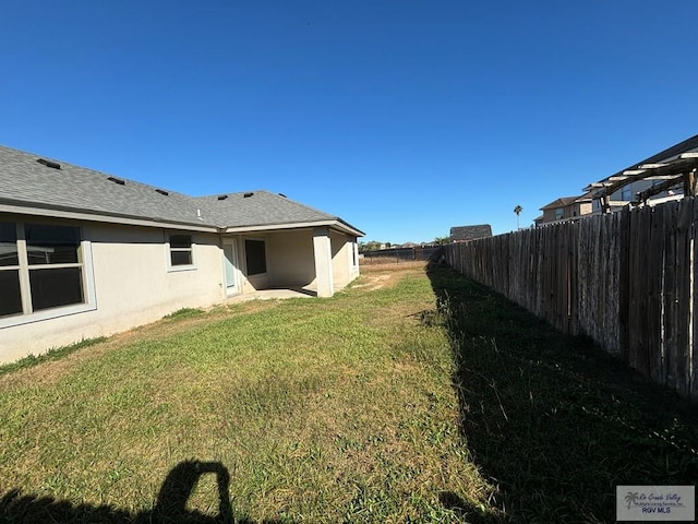 view of yard