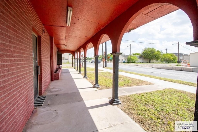 123 Maine St, Santa Rosa, TX 78593 - view of patio / terrace with covered porch